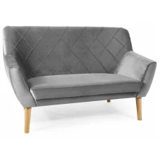 Sofa KIER 2 VELVET gray